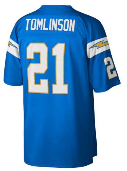 LaDainian Tomlinson San Diego Chargers 1998 Mitchell & Ness Powder Blue Throwback Jersey