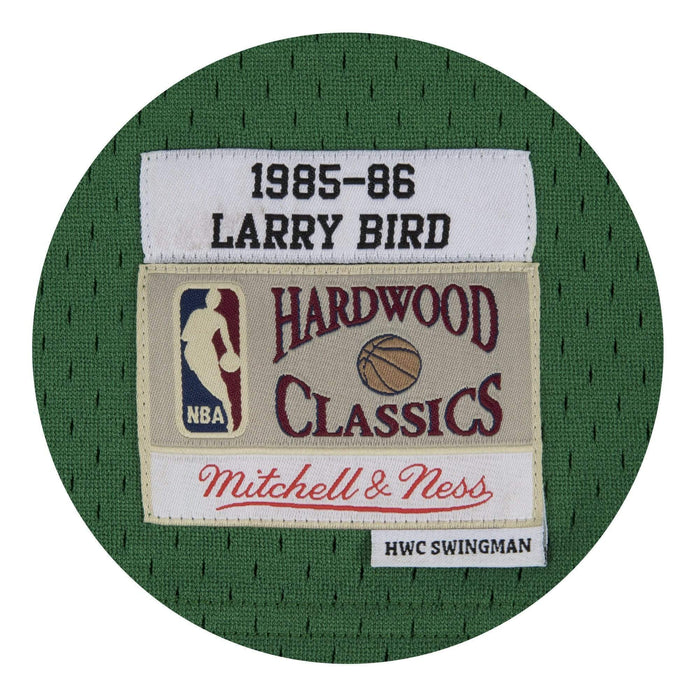 Men Larry Bird Throwback Green/Gold