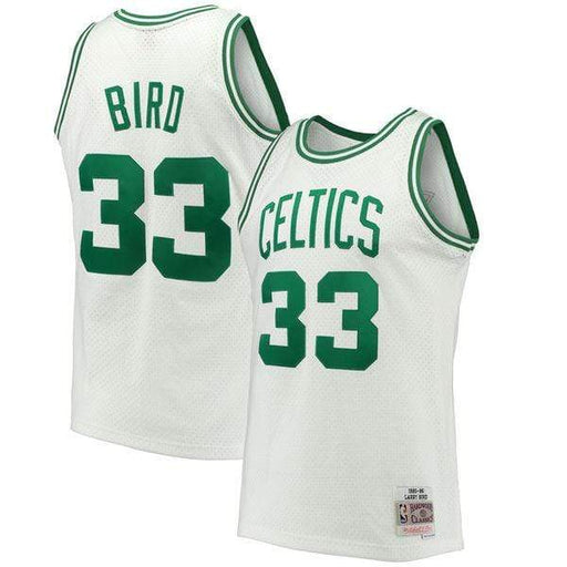 Larry Bird Jersey  Boston Celtics Jersey Mitchell & Ness Green Throwback