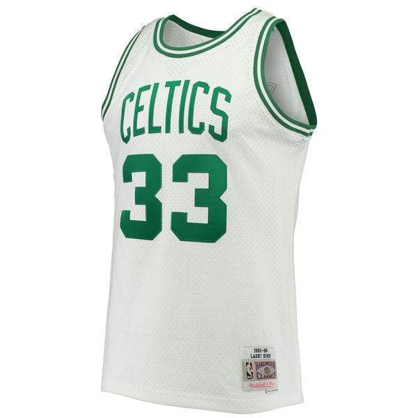  Mitchell & Ness Larry Bird 33 Replica Swingman NBA Jersey Boston  Celtics White HWC Basketball Trikot : Sports & Outdoors