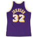 Magic Johnson Los Angeles Lakers Mitchell & Ness NBA Purple Throwback Swingman Jersey