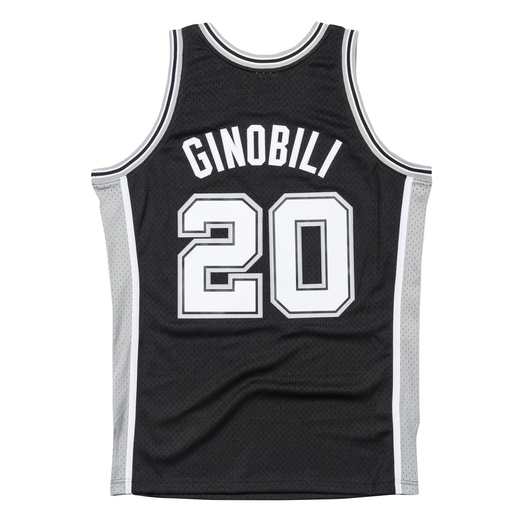 Throwback Manu Ginobili 6 Italy Basketball Jersey Black All 