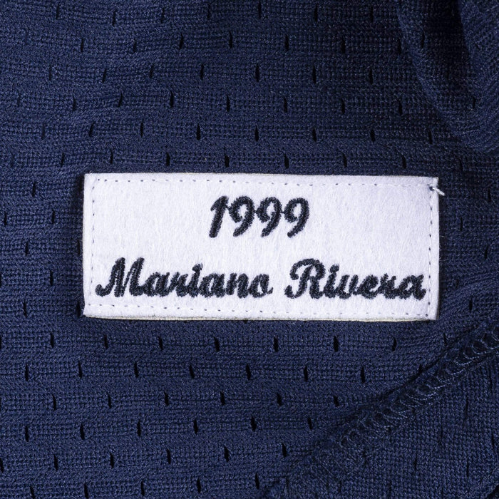 Mitchell & Ness Adult Jersey Mariano Rivera New York Yankees Mitchell & Ness Authentic 1999 Navy Mesh Batting Practice Jersey