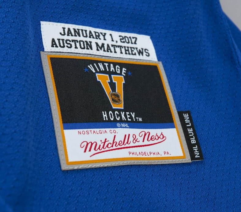 Men's Auston Matthews Toronto Maple Leafs Mitchell & Ness 2017 Blue Jersey