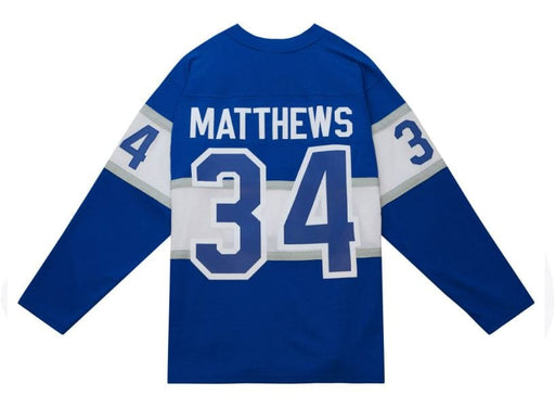 Men's Auston Matthews Toronto Maple Leafs Mitchell & Ness 2017 Blue Jersey
