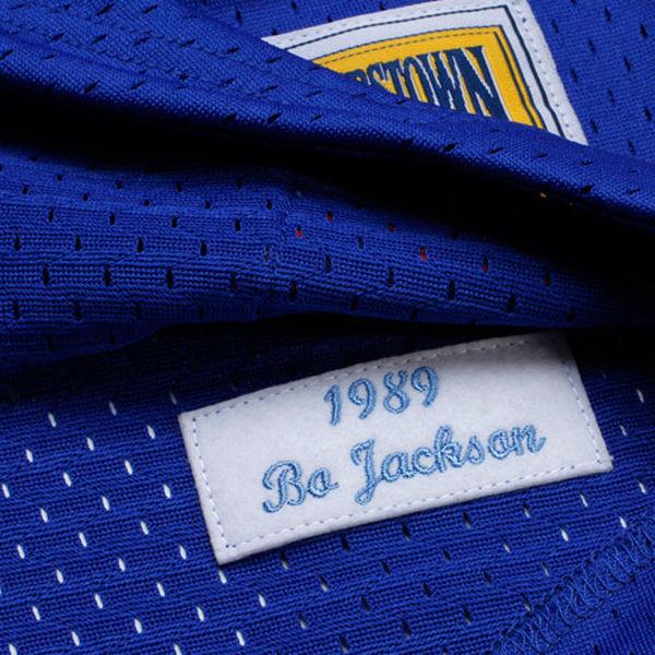Bo Jackson 1987 Kansas City Royals Cooperstown Men's Blue Away Jersey w/  Patch