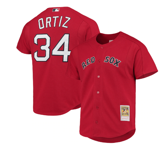 red sox cropped jersey