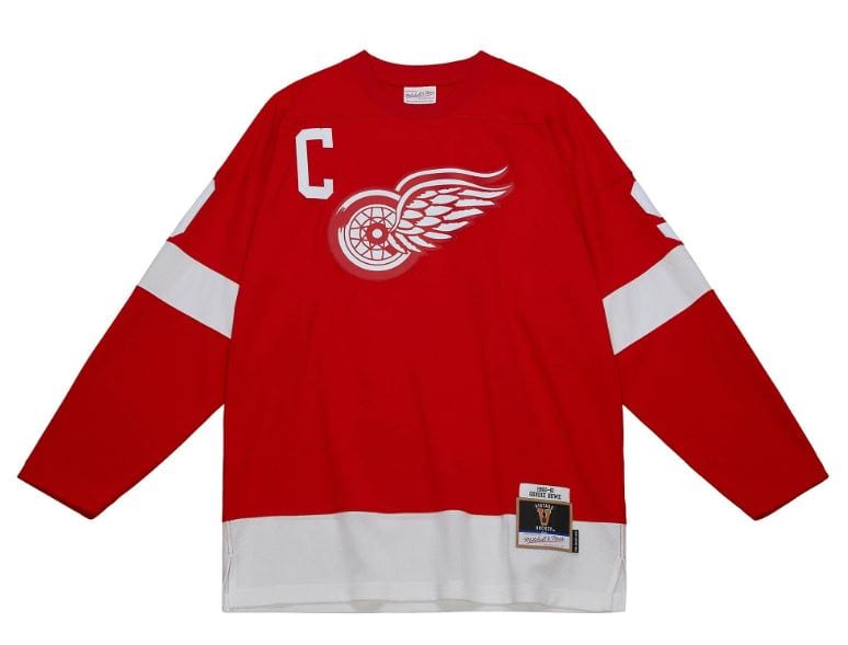 Men's Gordie Howe Detriot Red Wings Mitchell & Ness 1960 Red Jersey