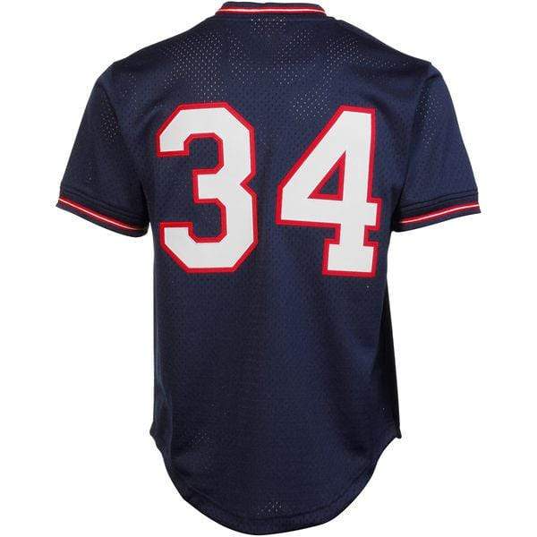 Adult Kirby Puckett Minnesota Twins Mitchell & Ness 1985 Navy Batting Practice Jersey - Men's