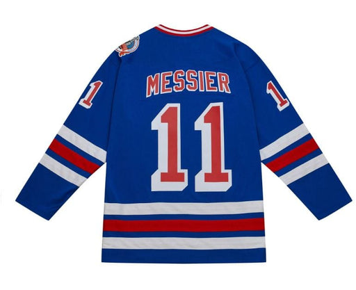 Men's Mark Messier New York Rangers Mitchell & Ness 1993-94 Blue Jersey