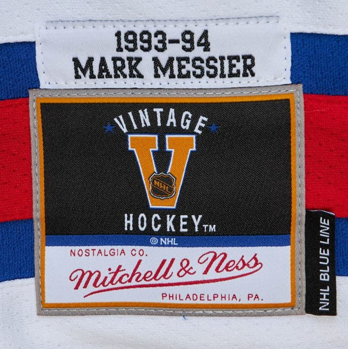 Men's Mark Messier New York Rangers Mitchell & Ness 1993-94 Blue Jersey