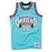 Mitchell & Ness Adult Jersey Mike Bibby Vancouver Grizzlies Mitchell & Ness Teal Men's Throwback Swingman Jersey