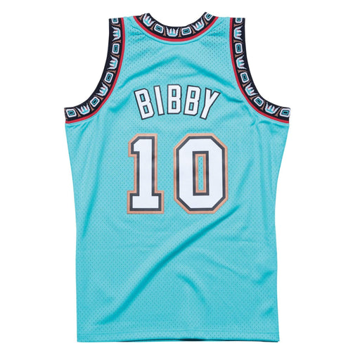 Mike Bibby Vancouver Grizzlies Mitchell & Ness Teal Throwback Swingman Jersey