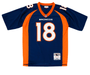 Mitchell & Ness Adult Jersey Peyton Manning Denver Broncos 2015 Mitchell & Ness Navy Throwback Jersey