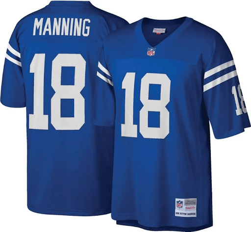 Peyton Manning Indianapolis Colts Mitchell & Ness NFL Men's Blue Throwback Jersey