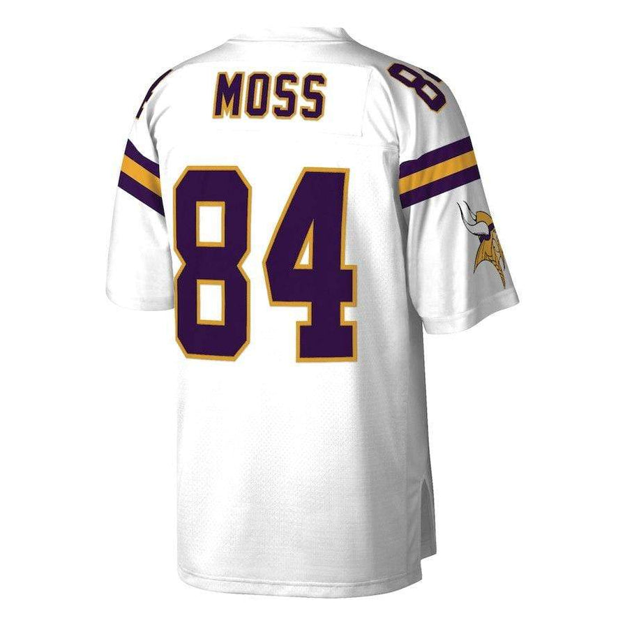 Randy Moss Minnesota Vikings White Jersey Mitchell & Ness NFL White ...