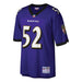 Ray Lewis Baltimore Ravens Mitchell & Ness NFL Men's Purple Throwback Jersey