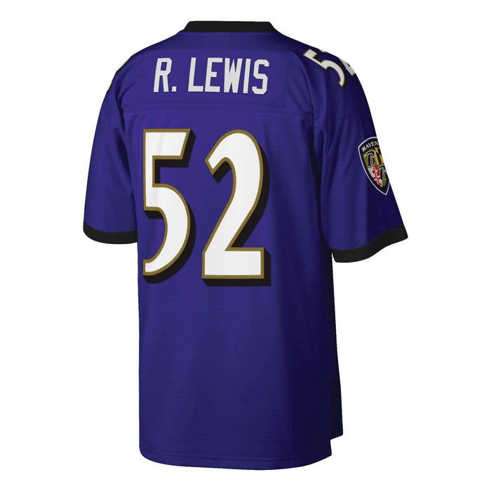 Ray Lewis Baltimore Ravens Mitchell & Ness NFL Men's Purple Throwback Jersey