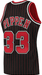 Scottie Pippen Chicago Bulls Black Pinstripe Mitchell & Ness Throwback Swingman Jersey