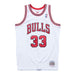 Scottie Pippen Chicago Bulls Men's White Mitchell & Ness Throwback Swingman Jersey