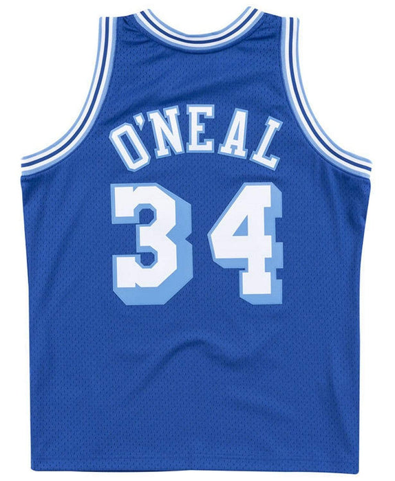 Shaquille O'Neal Los Angeles Lakers 1996 Throwback Mitchell and Ness - Blue
