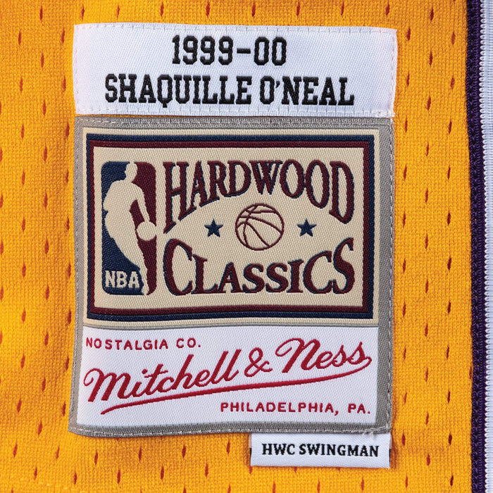 Mitchell & Ness Adult Jersey Shaquille O'Neal Los Angeles Lakers 1999-00 Mitchell & Ness Throwback Swingman Jersey
