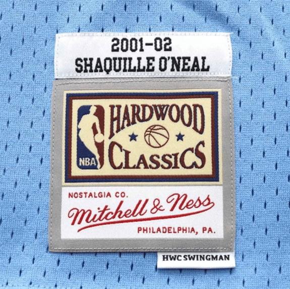 Mitchell & Ness Adult Jersey Shaquille O'Neal Minneapolis Lakers 2001-02 Mitchell & Ness Blue Throwback Swingman Jersey