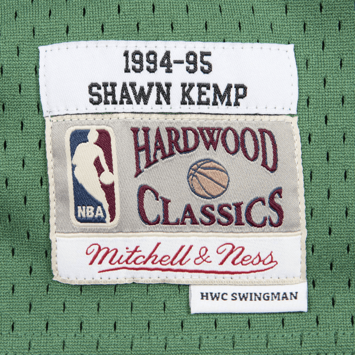 Shawn Kemp Seattle SuperSonics Mitchell & Ness Hardwood Classics Swingman  Jersey - Green