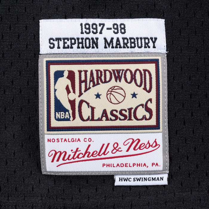 Stephon Marbury Large New York Knicks Green Mitchell & Ness Swingman  Jersey L