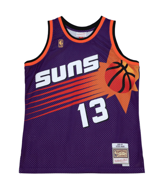 Phoenix Suns Steve Nash White Throwback Jersey