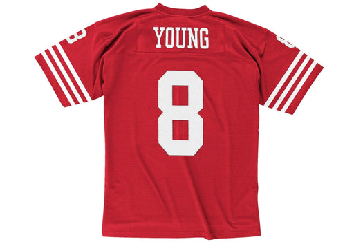 Mitchell & Ness Adult Jersey Steve Young San Francisco 49ers Mitchell & Ness NFL Red Throwback Jersey