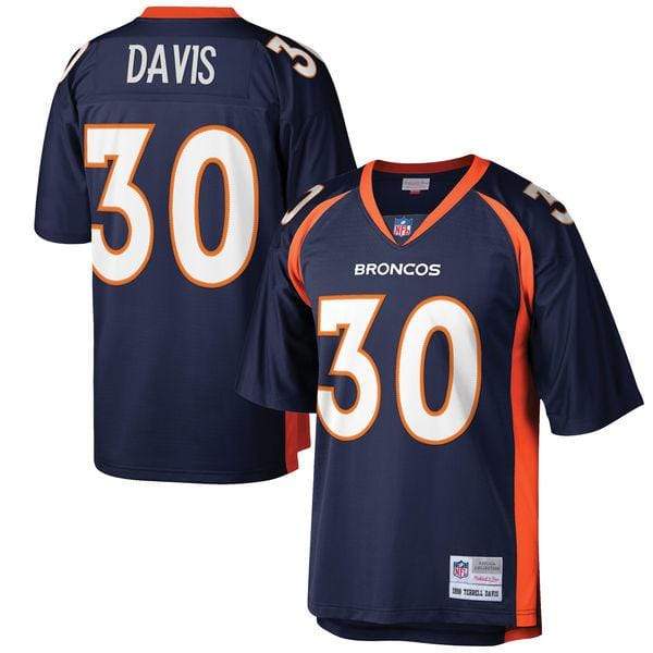 Buy the Mens Denver Broncos Terrell Davis Football NFL Jersey Size