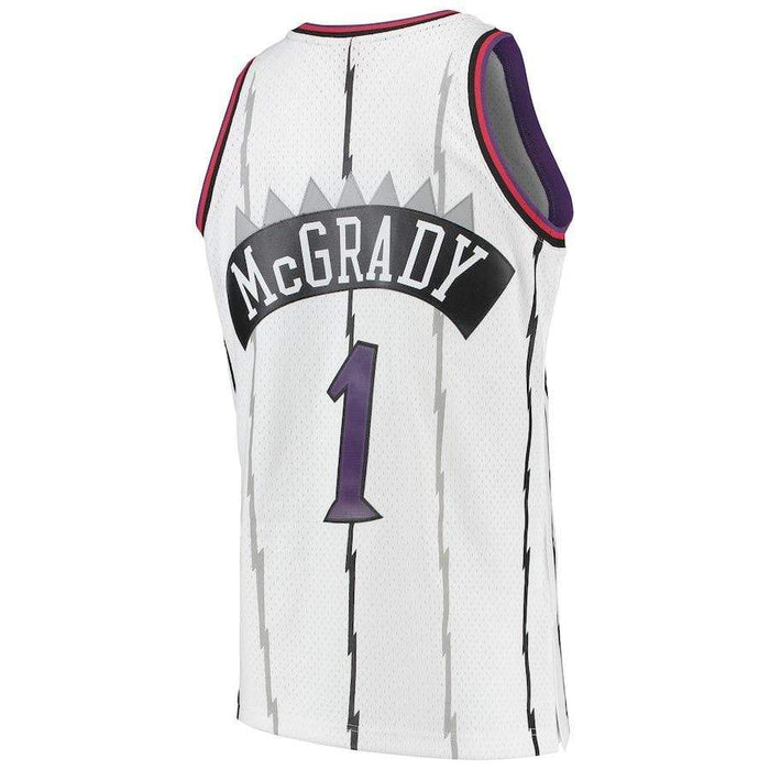 Mitchell & Ness Toronto Raptors #1 Tracy McGrady white Swingman Jersey