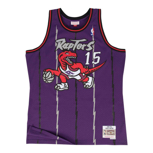 Vince Carter Toronto Raptors 1998 Mitchell & Ness Purple Throwback Swingman Jersey