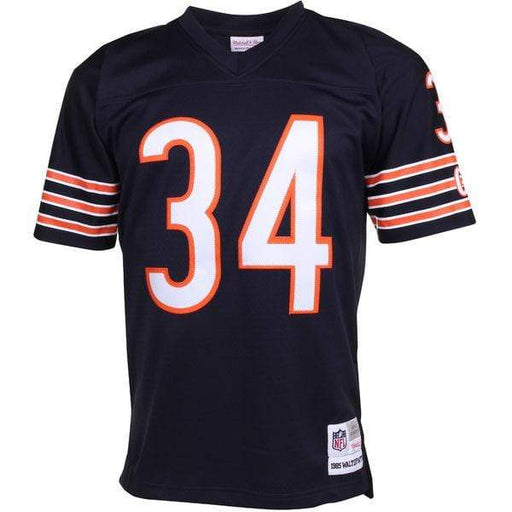 Mitchell & Ness Adult Jersey Walter Payton Chicago Bears Mitchell & Ness NFL Navy Blue Throwback Jersey