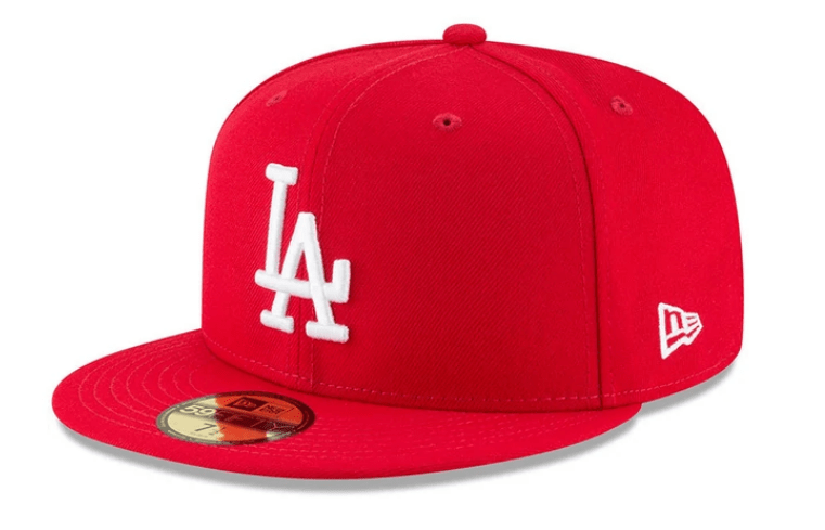 Red and 2024 white fitted hat