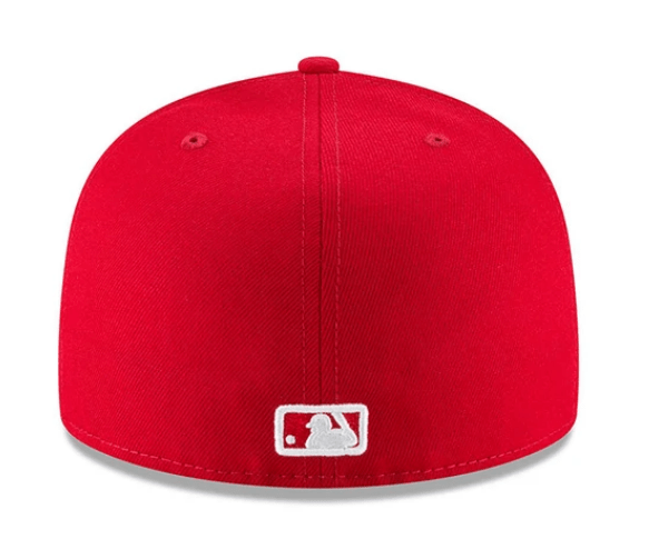 Mitchell & Ness Hats Los Angeles Dodgers New Era Red and White Collection 59FIFTY Fitted Hat