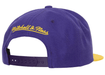 Mitchell & Ness Hats OSFM / Purple Men's Los Angeles Lakers Mitchell & Ness Purple Hardwood Classics Team Ground 2.0 Snapback Hat