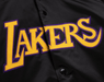 Mitchell & Ness Jacket Los Angeles Lakers Mitchell & Ness Black Double Clutch Lightweight Satin Jacket