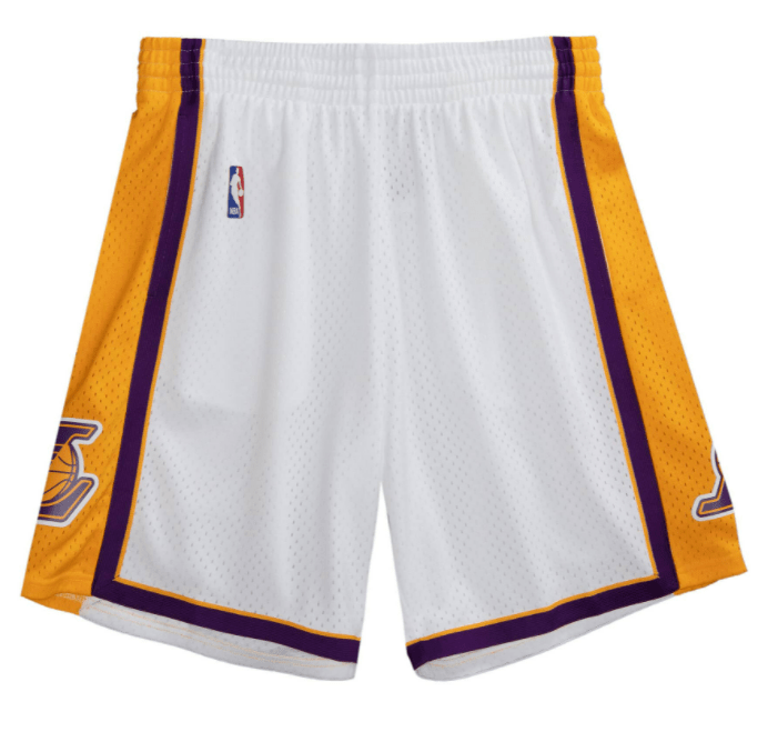 Mitchell & Ness Los Angeles Lakers Swingman Shorts White