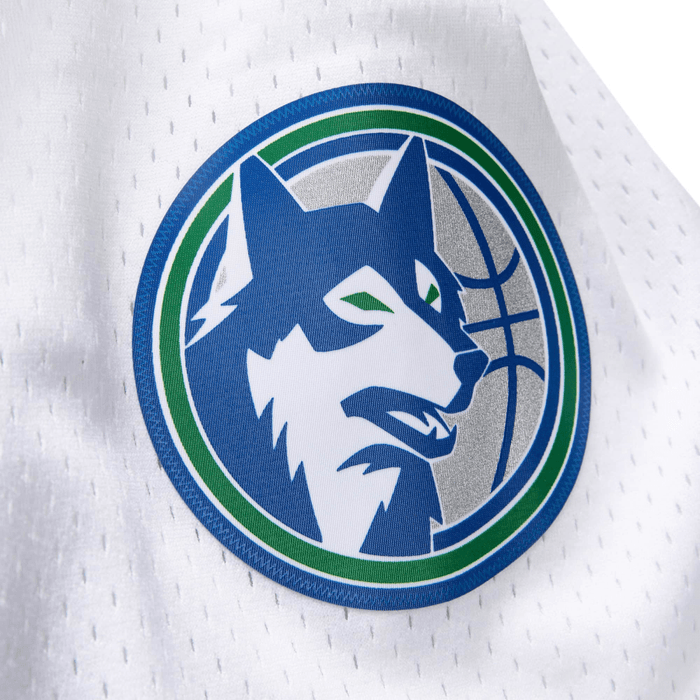 Minnesota Timberwolves Mitchell & Ness NBA 1995 White Throwback Swingman Shorts