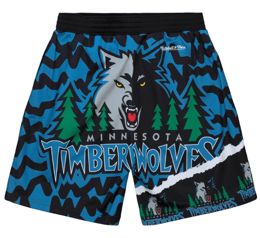 Mitchell & Ness Shorts Youth Minnesota Timberwolves Mitchell & Ness NBA Blue Throwback Swingman Shorts