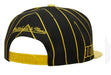 Mitchell & Ness Snapback Hat OSFM / Black Iowa Hawkeyes Mitchell & Ness Black Team Pinstripe Adjustable Snapback Hat