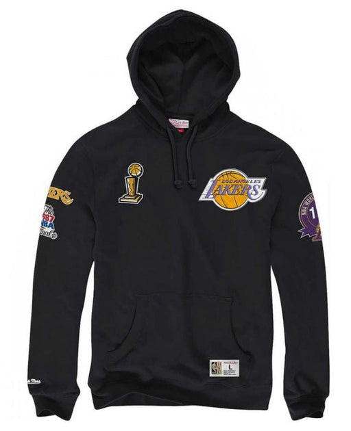 Mitchell & Ness Sweatshirts Los Angeles Lakers Mitchell & Ness Black Champ City Hoodie