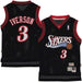 Youth Allen Iverson Philadelphia 76ers Mitchell & Ness 2000 NBA Black Throwback Jersey