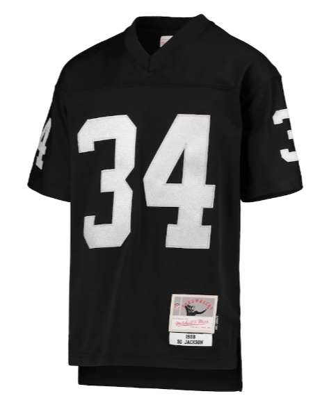 Raiders white online throwback jersey