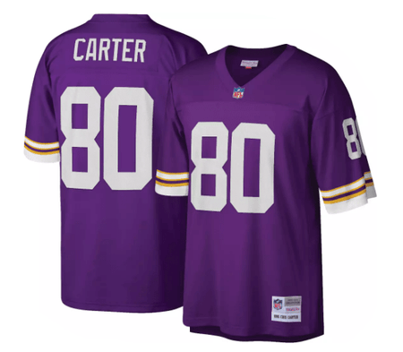 Youth Cris Carter Jersey | Minnesota Vikings Mitchell & Ness Purple Throwback, Yth L / Purple