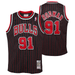 Mitchell & Ness Youth Jersey Youth Dennis Rodman Chicago Bulls Magic Mitchell & Ness Black NBA Throwback Jersey