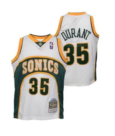 Men's Mitchell & Ness Kevin Durant Green Seattle SuperSonics