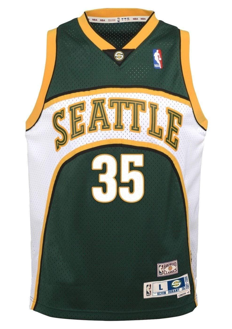 Maillot NBA Authentique Signé Kevin Durant - Seattle Supersonics 07-08